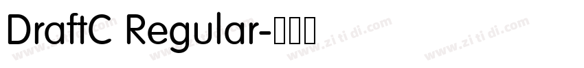 DraftC Regular字体转换